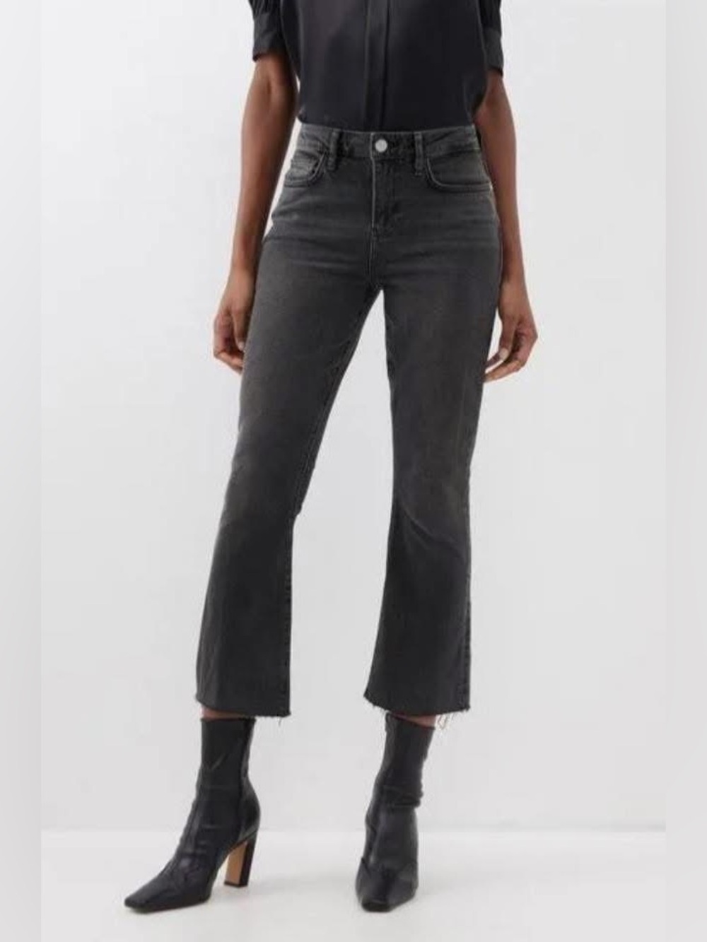 Frame Le One Crop Mini Boot, womens 1, like new!